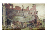 Antique Bullfighting  1552