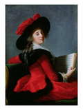 La Baronne De Crussol  1785 (Oil on Canvas)