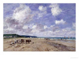 The Beach at Tourgeville  1893