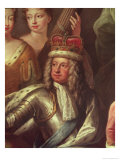 Detail of George I from the Painted Hall  Greenwich
