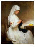 Portrait of a Nurse from the Red Cross