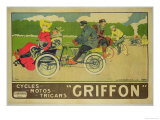 Poster Advertising "Griffon Cycles  Motos & Tricars"