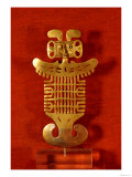 Tolima Ornament in the Forma of a Human-Headed Bird  from Colombia
