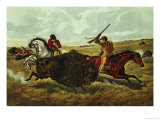 Life on the Prairie  the Buffalo Hunt  1862