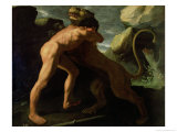 Hercules Fighting with the Nemean Lion