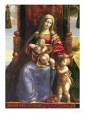 Detail of Polyptychon  Virgin & Child with Infant StJohn  (Altarpiece)