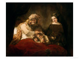 Jacob Blessing the Children of Joseph  1656