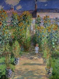 The Artist's Garden at Vetheuil  1880