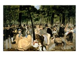 Music in the Tuileries Gardens  1862 (Oil on Canvas)