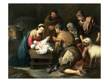 The Adoration of the Shepherds  C1650 (Oil on Canvas)