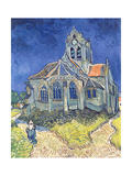 The Church at Auvers-Sur-Oise  1890 (Oil on Canvas)