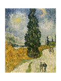 Road with Cypresses  c1890
