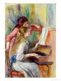 Young Girls at the Piano  circa 1890