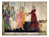 Venus and the Graces Offering Gifts to a Young Girl  1486
