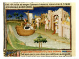 Marco Polo with Elephants and Camels Arriving at Hormuz on the Gulf of Persia from India