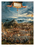 The Battle of Issus  or the Victory of Alexander the Great  1529 (Oil on Panel)