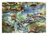 Turkish Woman by a Stream