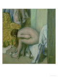 After the Bath  Woman Drying Her Left Foot  1886