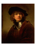 Tronie' of a Young Man with Gorget and Beret  circa 1639