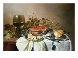 Breakfast Still Life with Roemer and a Crab