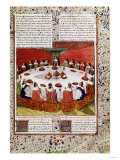 The Round Table and the Holy Grail  Gaultier Map  1470