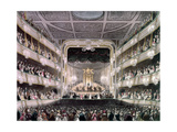 Handel Playing the Organ  in the Covent Garden Theatre  from Ackermann's Microcosm of London