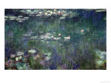 Waterlilies: Green Reflections  1914-18 (Central Section)
