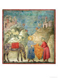 St Francis Gives His Coat to a Stranger  1296-97