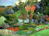 Landscape at Pont Aven  1888