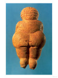 The Venus of Willendorf  Rear View of Female Figurine  Gravettian Culture Upper Palaeolithic Period