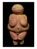 The Venus of Willendorf  Fertility Symbol  Pre-Historic Sculpture  30000-25000 BC (Front View)