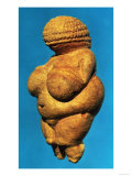 The Venus of Willendorf  Side View of Female Figurine  Gravettian Culture Upper Palaeolithic Period