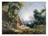 Pastoral Scene  or Young Shepherd in a Landscape