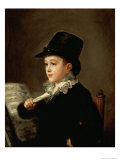 Portrait of Marianito Goya  Grandson of the Artist  circa 1815