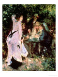 In the Garden  or under the Trees of the Moulin De La Galette  1875