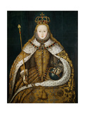 Queen Elizabeth I in Coronation Robes  circa 1559