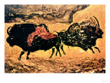 Rock Painting of Bison  circa 17000 BC