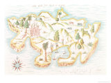 Map of the Island of Martinique  1599