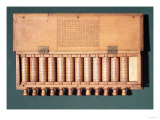 Calculating Rods Invented by John Napier (1550-1617)  1617