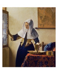 Young Woman with a Water Jug  circa 1662