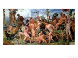 The Triumphal Procession of Bacchus  circa 1536-37