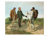 La Rencontre or Bonjour Monsieur Courbet  1854
