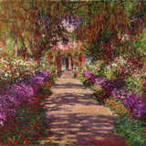 A Pathway in Monet's Garden  Giverny  1902