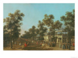 Vauxhall Gardens: the Grand Walk  circa 1751
