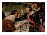 The Surrender of Breda (1625)  Detail of Justin De Nassau Handing the Keys over to Ambroise Spinola