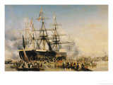 King Louis-Philippe (1830-48) Disembarking at Portsmouth  8th October 1844  1846
