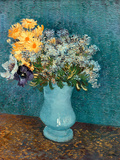Vase of Lilacs  Daisies and Anemones  c1887