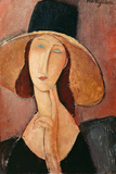 Portrait of a Woman (Jeanne Hébuterne) in Large Hat  c1918