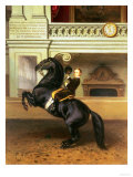Crown Prince Rudolph of Austria (1858-89) on Horseback in the Winter Riding School of the Hofburg