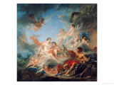 The Forge of Vulcan  or Vulcan Presenting Arms for Aeneas to Venus  Tapestry Cartoon  1757